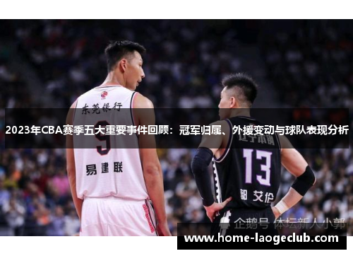 2023年CBA赛季五大重要事件回顾:冠军归属、外援变动与球队表现分析 2023年CBA赛季五大重要事件回顾:冠军归属、外援变动与球队表现分析