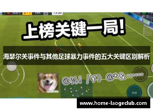 海瑟尔关事件与其他足球暴力事件的五大关键区别解析 海瑟尔关事件与其他足球暴力事件的五大关键区别解析